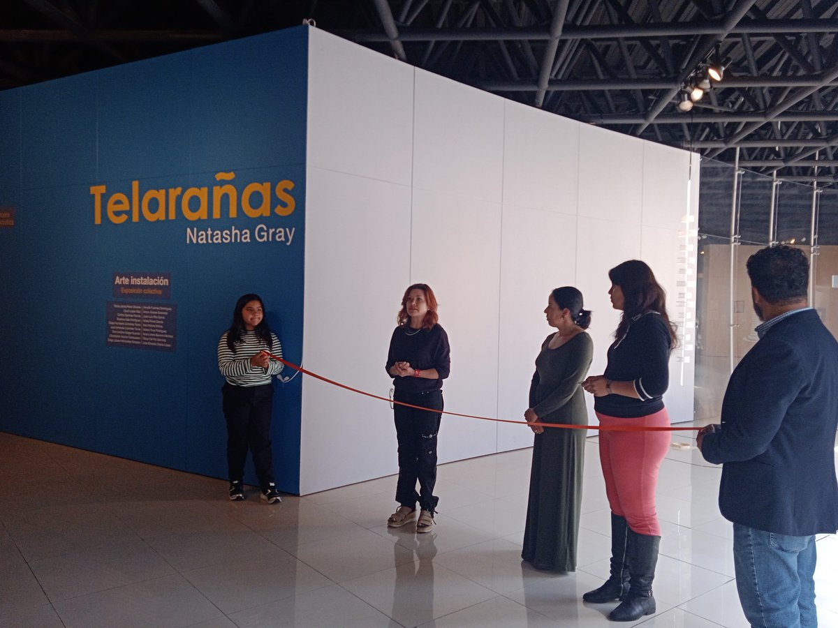 MUGAMTB1's tweet photo. Como parte de los trabajos de la 13a. Jornada de la Escuela de la Plástica Mexiquense, se inauguró "Telarañas. Instalación",  18 trabajos, dirigidos por la Maestra Natasha Gray.
Visita #MuseoGaleríaArteMexiquenseTorresBicentenario https://t.co/M6t9hIidvc