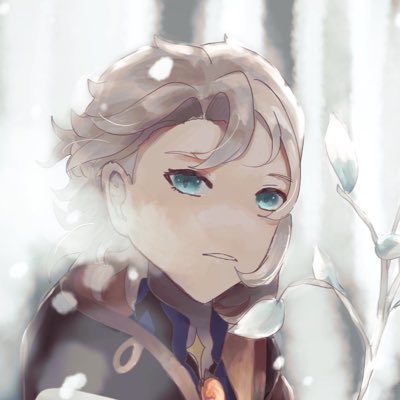 アルベド(原神) 「#新しいプロフィール画像」|あさぎのイラスト