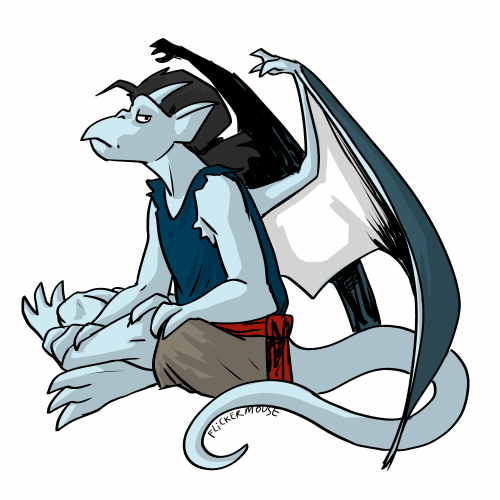 flicker_mouse's tweet photo. Quick Gnash drawing, as it appears he might be getting a Halloween special in the current #Gargoyles comic run! <3 #DynamiteComics #DisneyGargoyles https://t.co/IGU9MmXYue