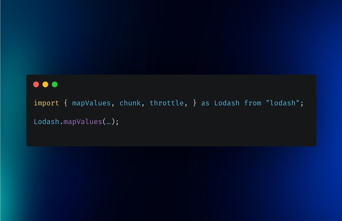 typeofweb's tweet image. I've drafted this small proposal for ECMAScript imports and I believe it could be a huge DX improvement. Anyone wants to take a look?
`import { x, y, z } as Name from "module"`
#javascript #ecmascript #tc39 #js #typescript #ts
github.com/mmiszy/proposa…