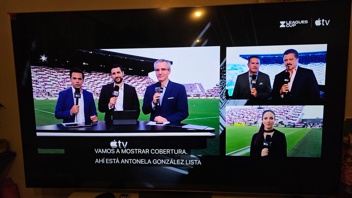 Con LG tenés dos meses gratis de la MLS en las smartv en <a href="/AppleTV/">Apple TV</a>

Lo puse y se ve bastante floja la calidad de transmisión 💩