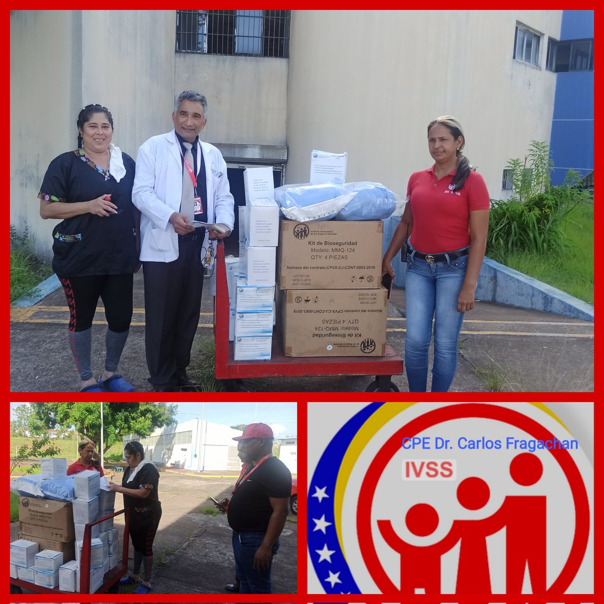 AmbFragachan's tweet photo. #21/07/23 Cumpliendo lineamientos de la Dirección Nacional de Salud la CPE Dr. Carlos Fragachan brinda apoyo institucional con insumos médicos quirúrgicos al Hospital General Raúl Leoni consciente que el gobierno @NicolasMaduro realiza esfuerzos https://t.co/dg0oCNsb6Q