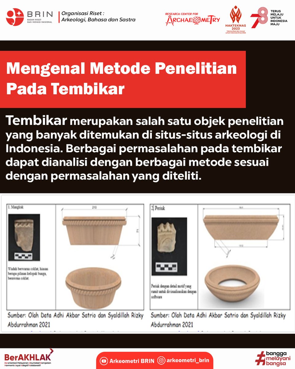 pr_arkeometri's tweet photo. #kawanarkeometri mau tau metode penelitian pada tembikar, yuk disimak 👋
#pyrotechnology #tembikar https://t.co/yGmYWFcRog
