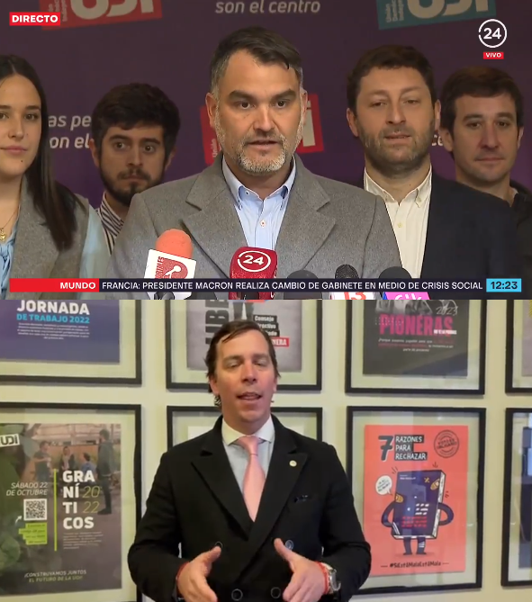 Oye.... la UDI eligió con pinzas a sus voceros:
El hijo de papá Macaya y el hijo de Labbé.
¿Pateando la memoria?
😬