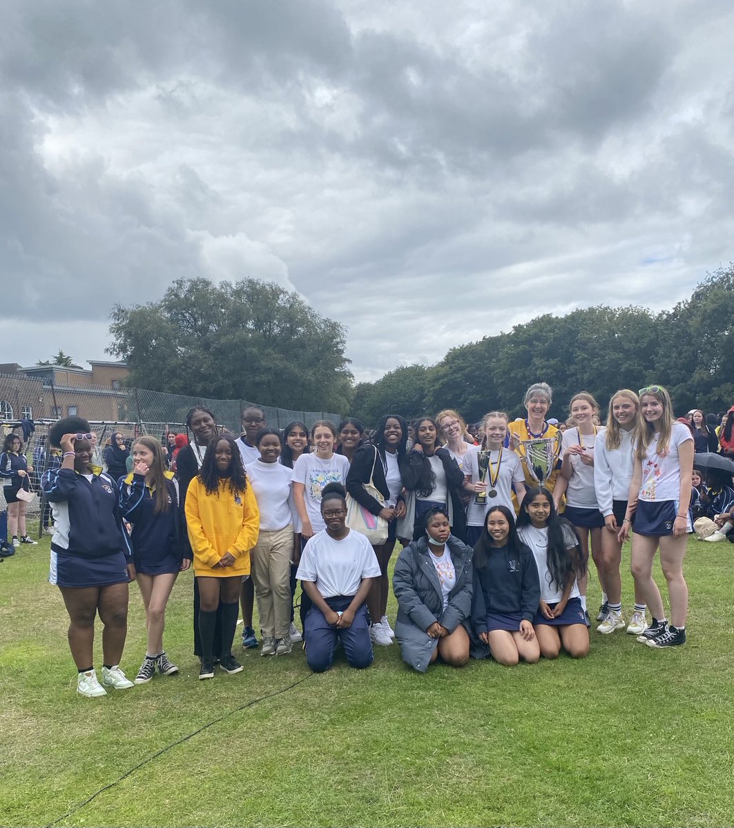 Congratulations to the winning form of Sports Day! They won by one point and were so thrilled and rightly so! Very well done and be very proud of yourselves! ⁦<a href="/SPGbham/">SPGOFFICIAL</a>⁩