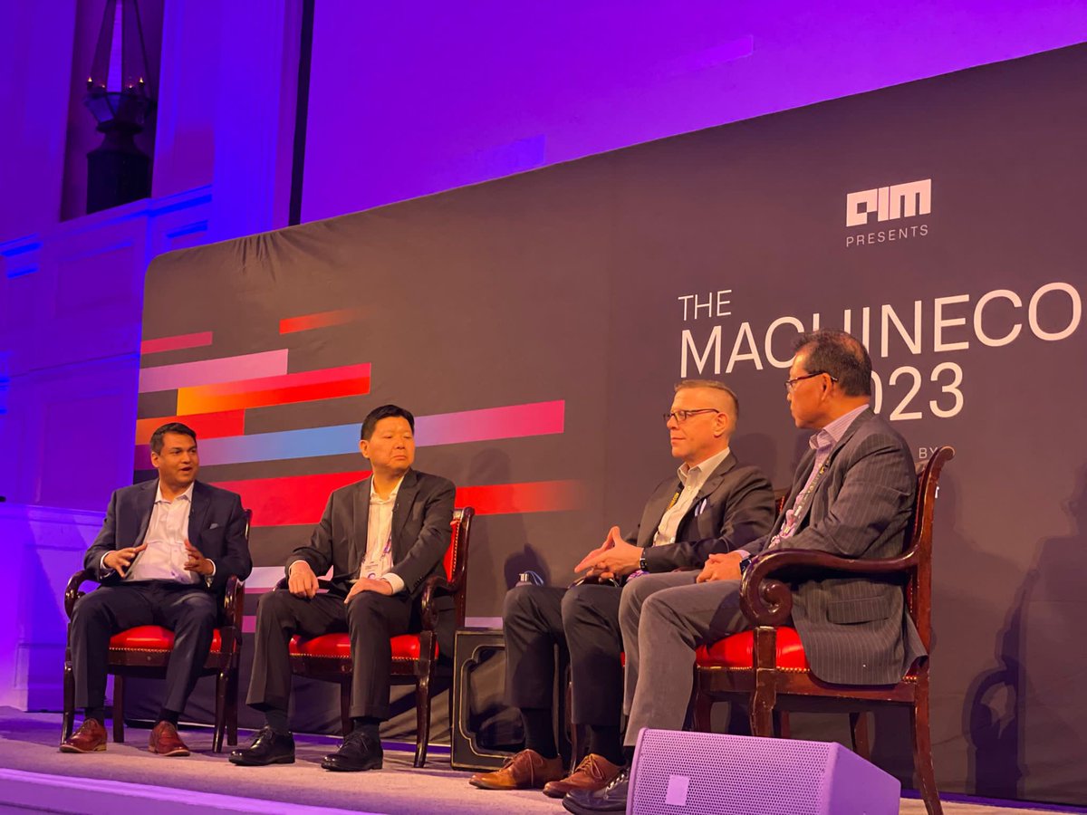 Genpact's tweet image. That’s a wrap! Big thanks to everyone who joined our team of #AI experts at #MachineCon. From unlocking business value with gen AI to navigating the nuances of this transformative #technology, we enjoyed every interaction and look forward to continuing the conversation.