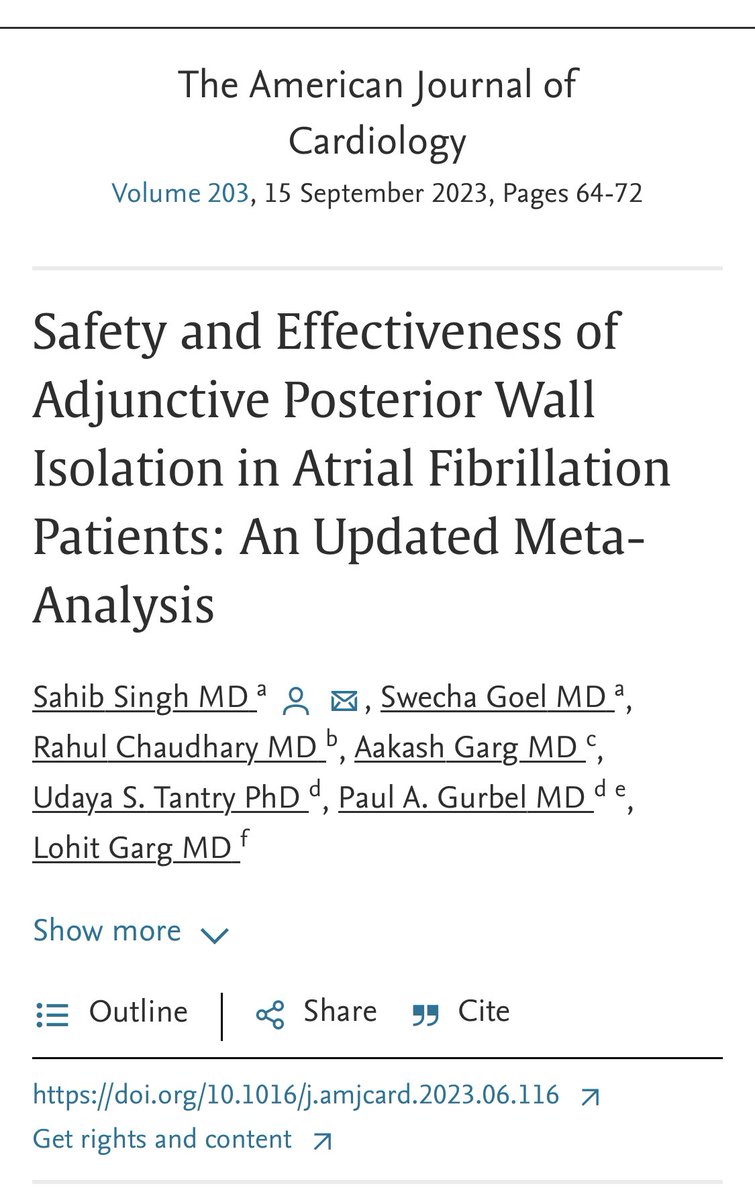 Sahib Singh, MD (@sahibs559) on Twitter photo New publication <a href="/SinaiBmoreIMRes/">Sinai Hospital of Baltimore IM Residency</a>. Thank you to all the coauthors.
authors.elsevier.com/a/1hSRq_4FUIuRk New publication <a href="/SinaiBmoreIMRes/">Sinai Hospital of Baltimore IM Residency</a>. Thank you to all the coauthors.
authors.elsevier.com/a/1hSRq_4FUIuRk