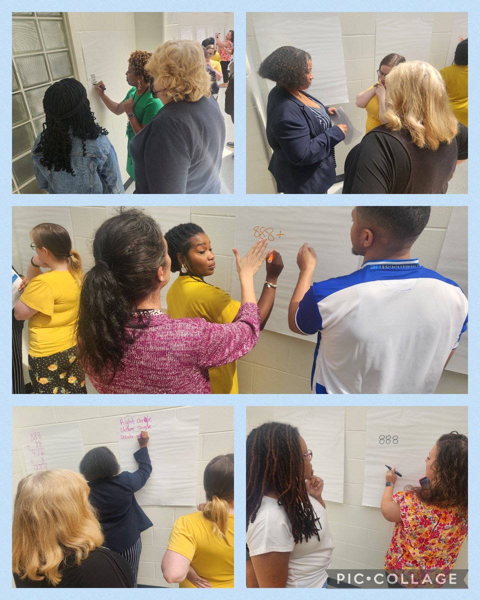 stacyrsalter's tweet photo. #EducatorsLaunch2023 Choice Day, 3 sessions of High Impact Instructional Strategy - #BuildingThinkingClassrooms with #Henry360 1 marker, a collective, 1 entity. Teachers got to experience the magic today! @Math_HCS @HenryCountyBOE #TotalParticipationTechniques https://t.co/7hP7mb0vRw