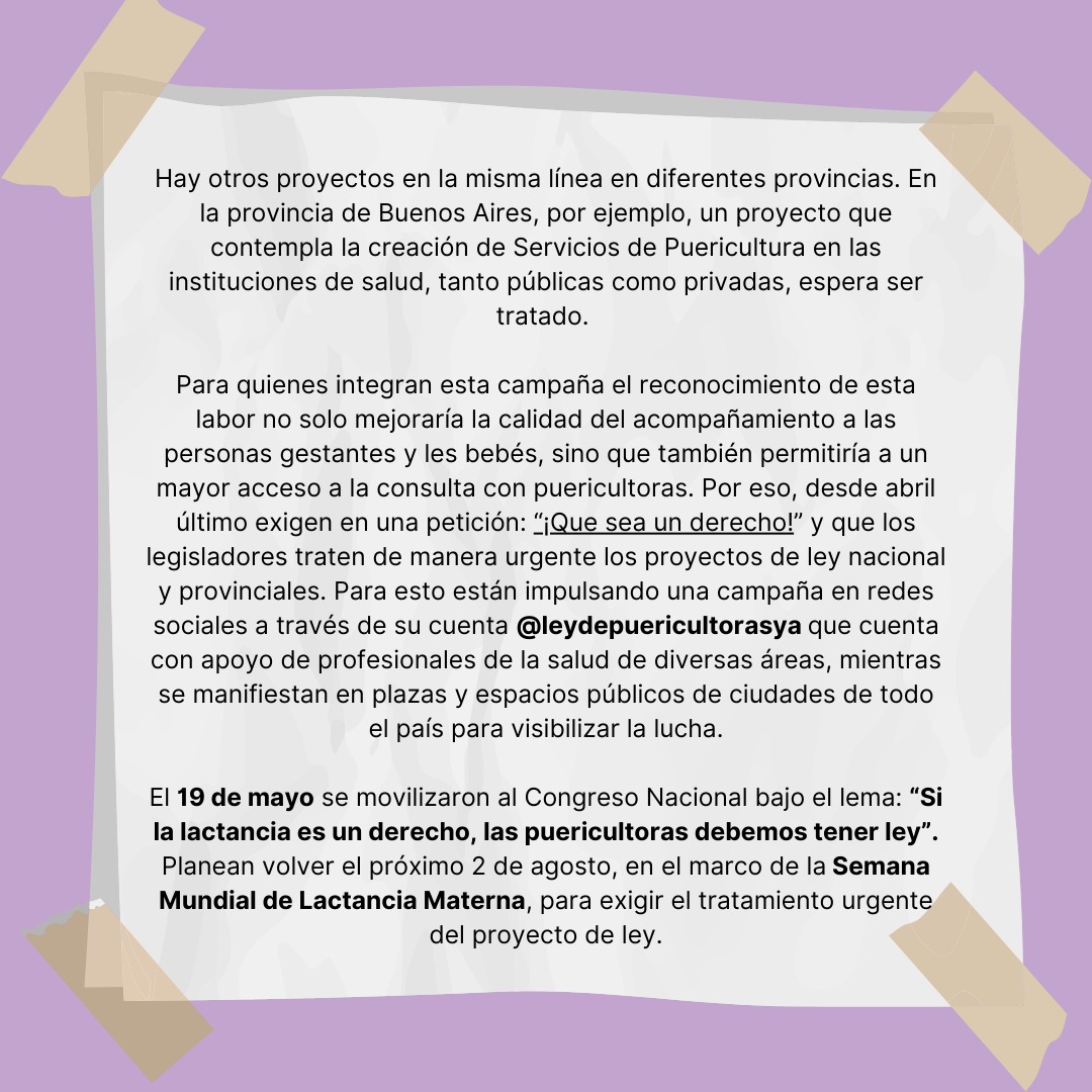 Ley de Puericultoras Ya (@LeyDePuerisYa) / Posts / X
