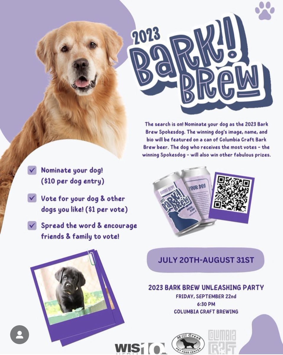 Columbia_Craft's tweet photo. Calling all dogs & dog lovers! We are so happy to be partnering with @PAALSinSC again for our annual Bark Brew fundraiser! Visit their website for further instructions. We can't wait to see all those cute pups & to raise some money for a great cause! #drinkcola #barkbrew @wis10 https://t.co/H5QT8GdGQf