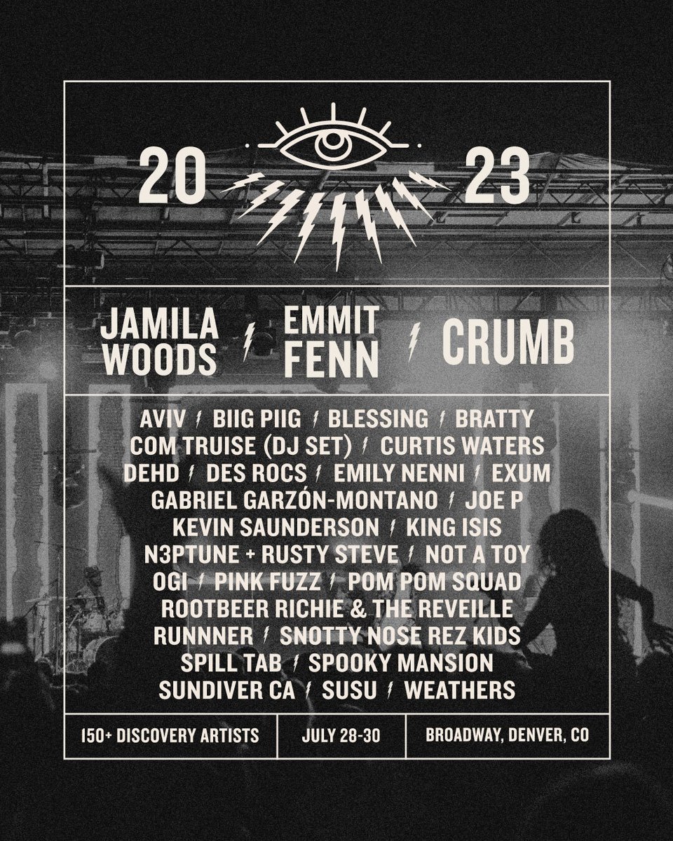 . @theums is next weekend! Don't miss your chance to see your favorite local artists and headliners @emmitfenn, @some_crumb and @jamilawoods 🤩 Get your tickets now at undergroundmusicshowcase.com 🎫