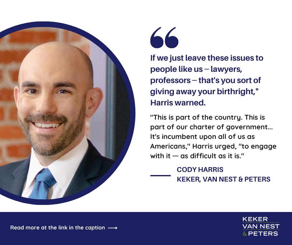 KVP partner Cody Harris urges audiences to educate themselves about Supreme Court cases in light of the recent rulings that have struck down affirmative action, plans to forgive student loans and opened the door for LGBTQ+ discrimination. Read more here: ow.ly/iIua50PiG3t.