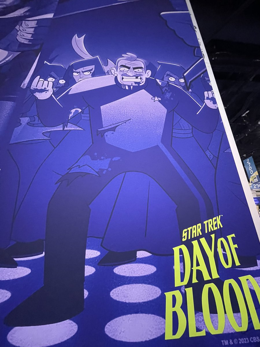 If, like me, you cannot get enough of #StarTrek #LOWERDECKS &amp; you’re at #SDCC, stop by the <a href="/IDWPublishing/">IDW Publishing</a> booth for your fix of this big guy. #BigShaxsEnergy  (sorry, no explosions allowed on the con floor. You’ll just have to read the comics!)