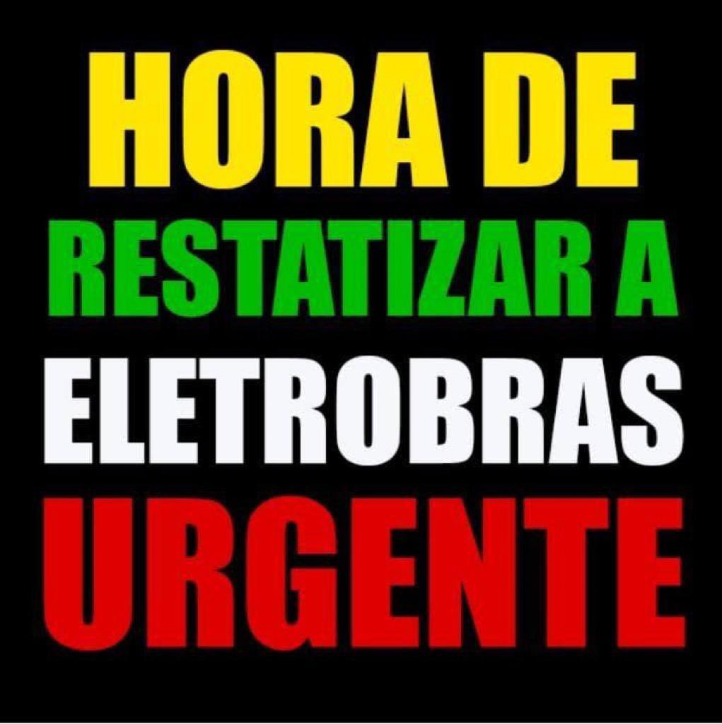 Vamos juntos @LulaOficial
#ContraARepressaoNaEletrobras
#Garantir43daUniao
#LulaBrasilMelhor