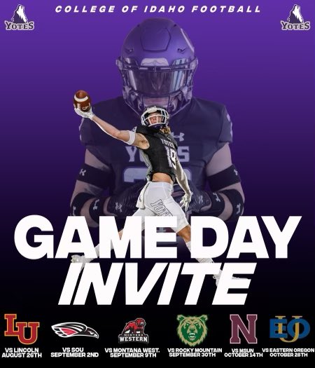 Carters2121's tweet photo. Thank you @Coach_Leon_IV and @YotesFootball for the game day invite this next season! https://t.co/SEONNVB6yv
