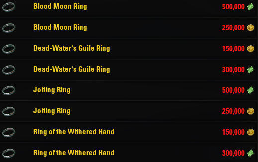 Gold_Vendor's tweet photo. Adhazabi is back with this week's Gold Vendor items. This one hopes there is something you can use, perhaps either shoulder piece or maybe even the ring from the Blood Moon set. 

@TESOnline #ESOFam #ElderScrollsOnline https://t.co/D06kKHgTgz