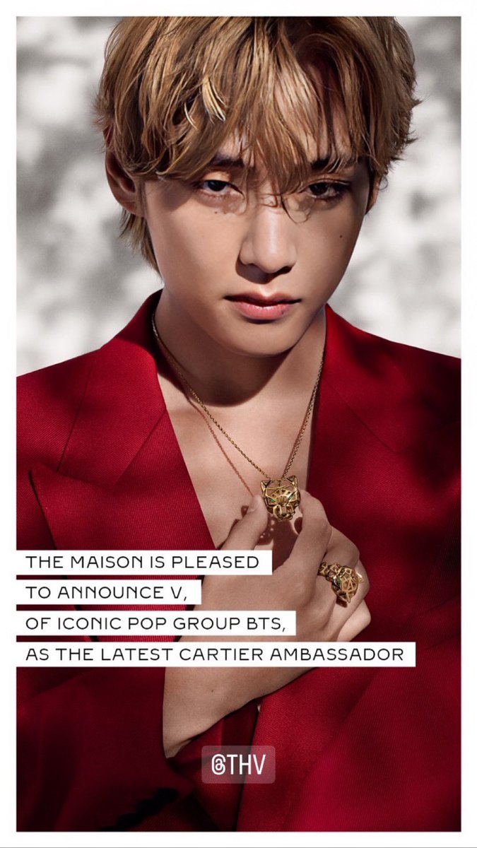 Hallyutalk on Instagram: BTS member V has been announced as the new global brand  ambassador of jewellery brand Cartier. #bts #v #thv #kimtaehyung  #hallyutalk #hallyutalkofficial