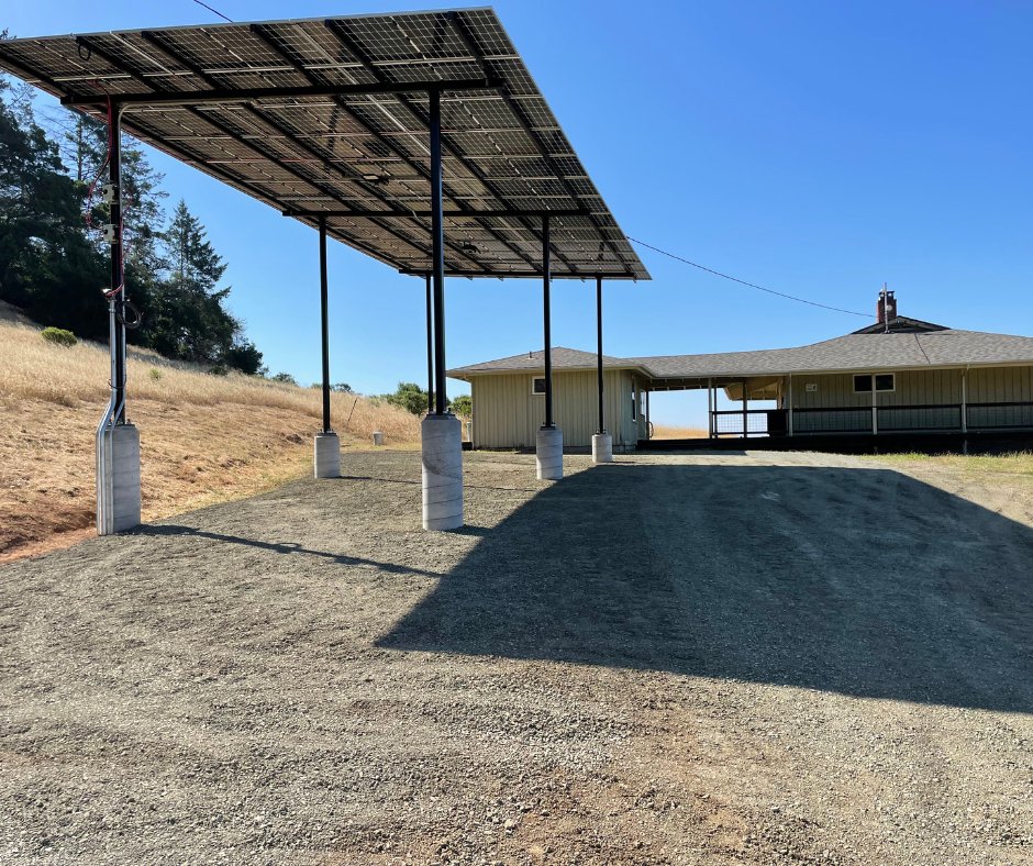 PepperwoodCA's tweet image. Pepperwood&apos;s Bechtel House is Going Solar? YES! @PGE4Me finances this pilot #RemoteGrid project to test its feasibility for eliminating above-ground power lines and the maintenance and fire hazard they pose in #FireAdapted landscapes like ours. 
pepperwoodpreserve.org/2023/07/17/goi…