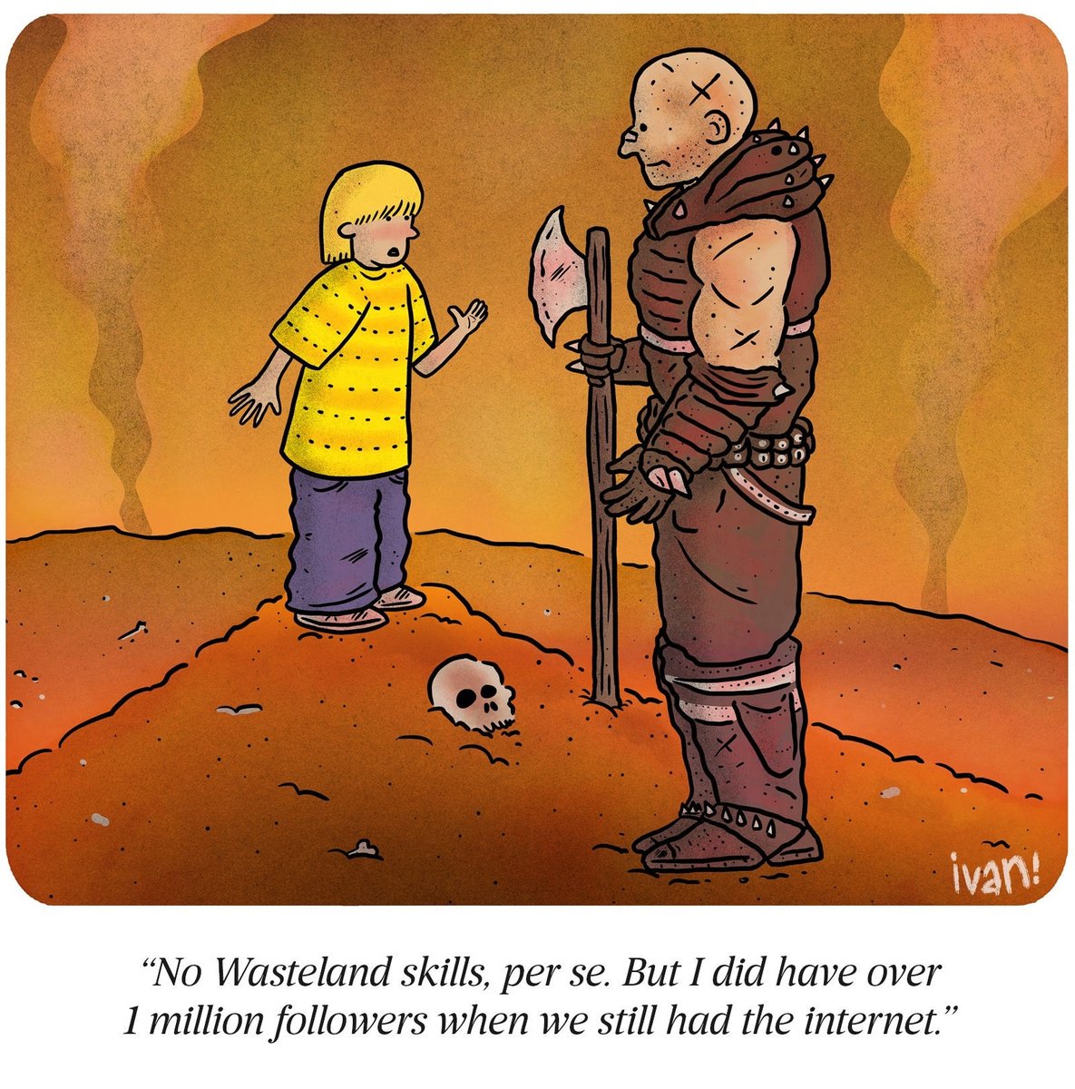 This hits a little too close to home...

🎨: <a href="/collectcartoons/">CartoonStock</a>