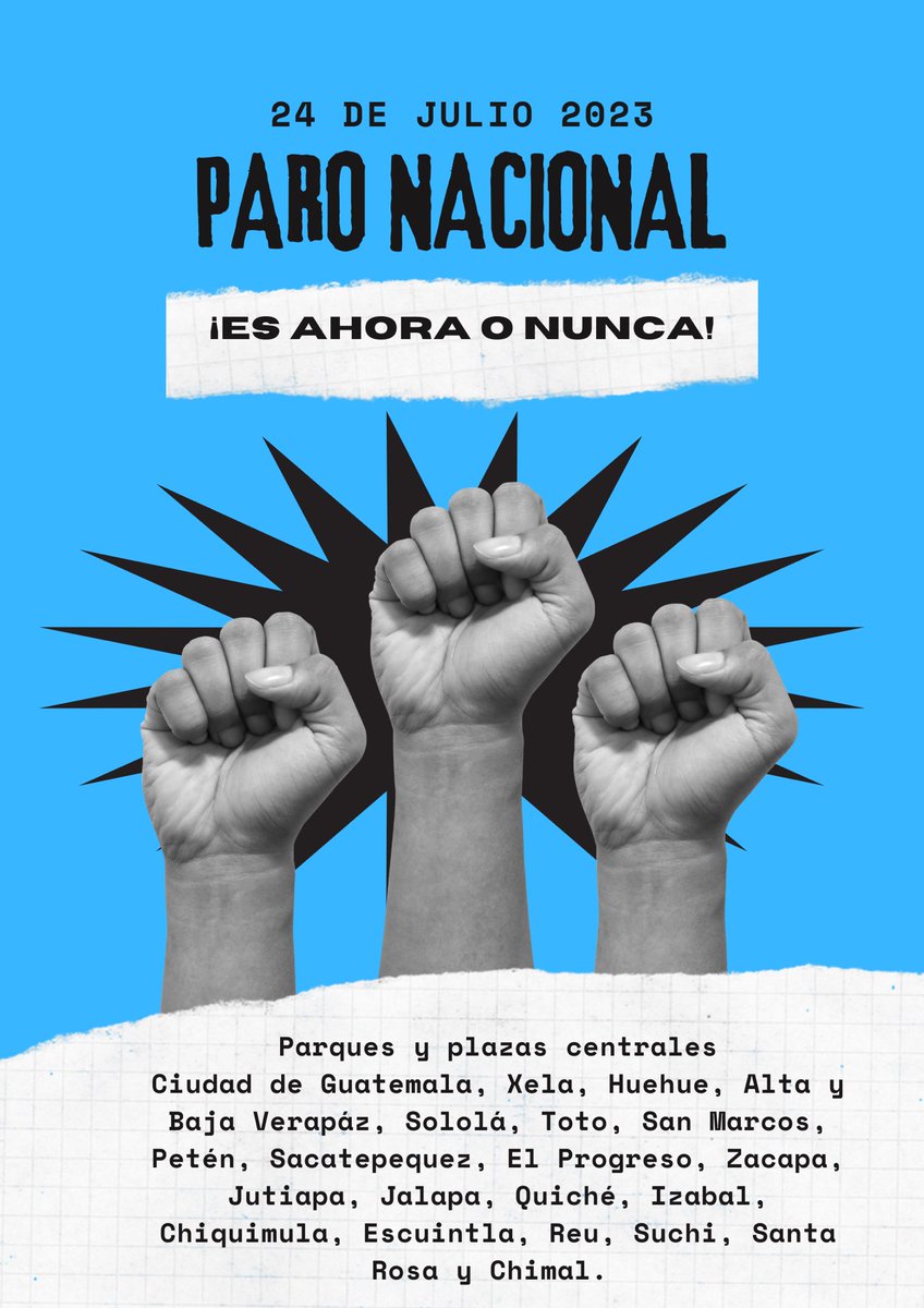 Convocamos a nuestros amigos. #ParoNacional24J

¡Que truenen las calles!