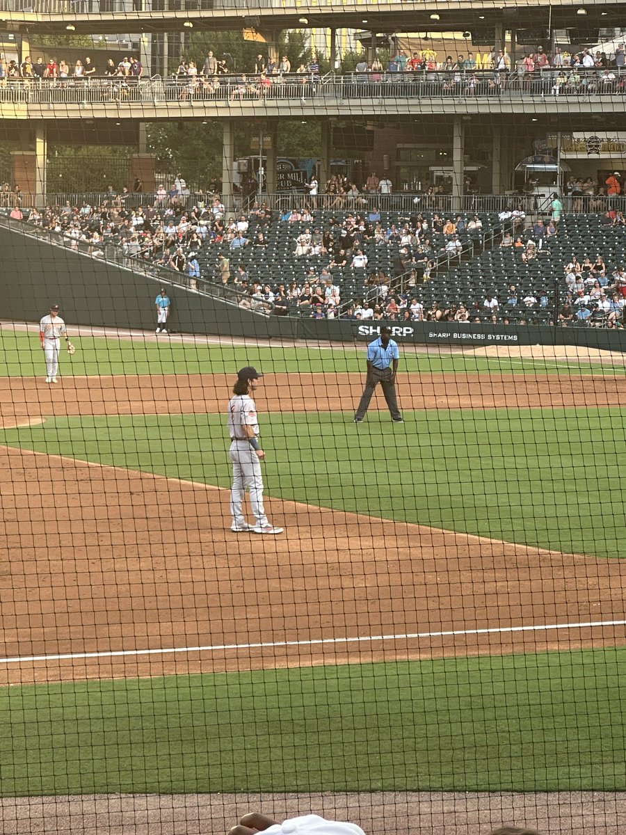 bwiedema's tweet photo. Me: “#3 kind of reminds me of @KimMulkey’s son, @KramerRobertson.” 

Bryan: *checks roster* “because that IS Kramer Robertson.” 

Tigers in Charlotte! @LSUbaseball 

#GeauxTigers https://t.co/hoMgtjA2e9