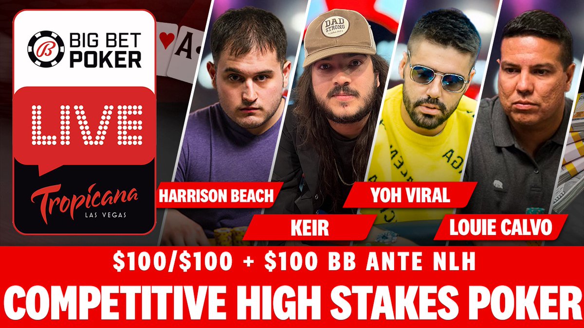 TONIGHT at 6pm PST on BIG BET BOKER <a href="/YoHViral/">YoH ViraL</a> plays one final game before leaving Vegas with Keir, <a href="/HarrisonBeach/">HarrisonBeach</a> and Louie Calvo! 

commentary by <a href="/MrJesseJames4/">Jesse Sylvia</a> and <a href="/RunGoodRussell/">Russell Thomas</a> 

youtube.com/watch?v=T-1FVu…