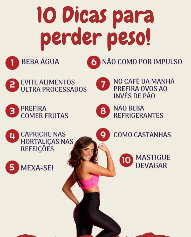 receitapraseca3's tweet photo. 3 DICAS PARA EMAGRECER COM SAÚDE!😁

[E-book com 50 receitas saudáveis para emagrecer em até 30 dias no link da biografia]📚🔥

#emagrecimento #receitas #saúde #PorApenas5Reais #EbookFantástico #TransformaçãoPessoal #ReceitasSaudáveis #EbookEmagrecimento #VidaSaudável #perderpeso https://t.co/yH5N9Y4MCu