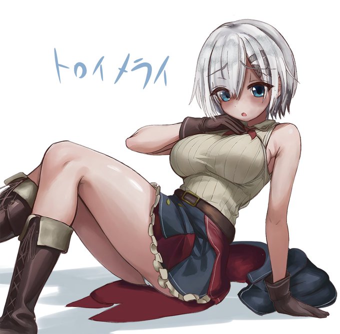 最近悲惨なシーンばかりだったトロイメライ🤣
ケープ?の下はこうなってます(今更考えた)
スカートは赤いスカートに青い生地が重なってて…
ヒラヒラはパニエなのか赤いスカートの先についてるのか…??🤔🤔🤔
ベルトの下がどうなってんのかは全く考えてない😅

#ハサミと魔法のアナストロジア 