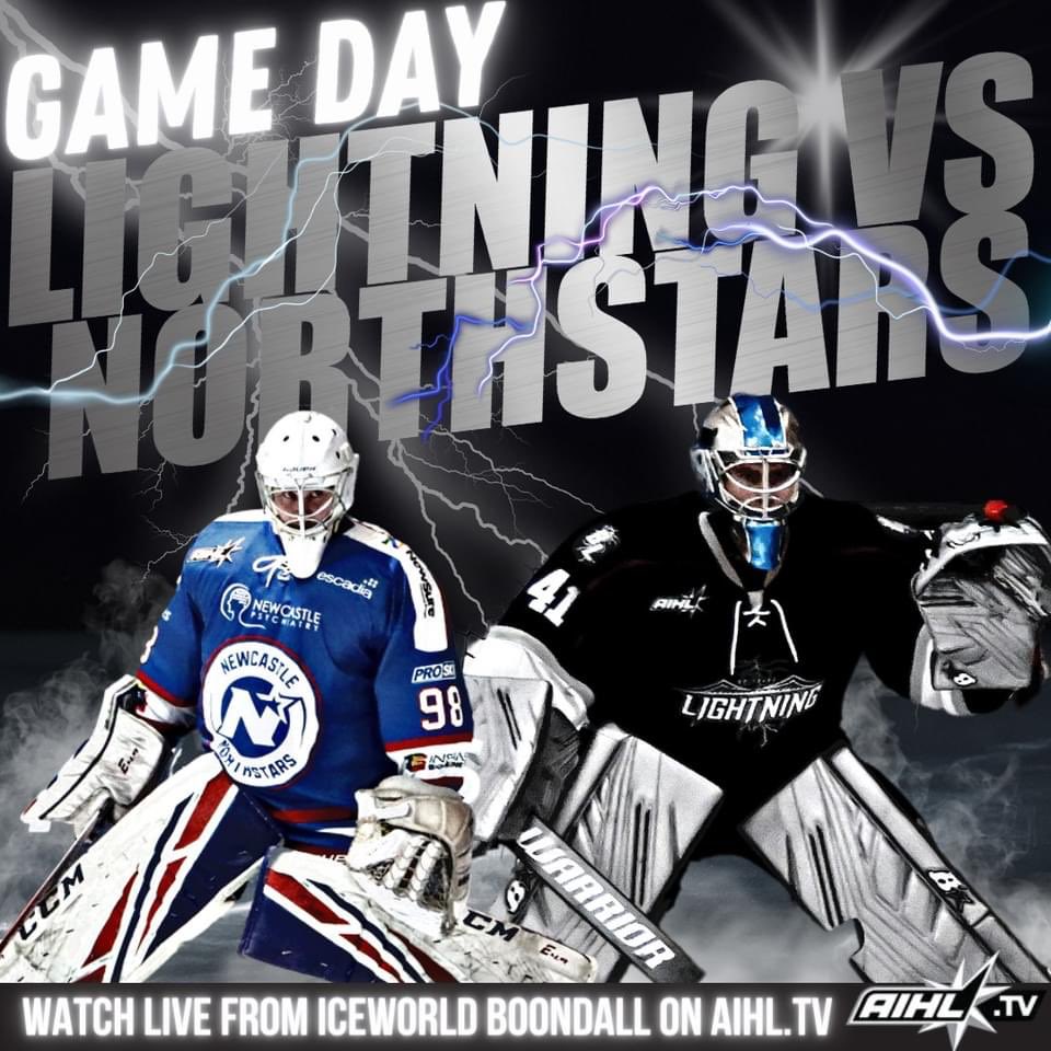 bnelightningice's tweet photo. 🌩️⚡️ Let's make our last double header on home ice, one for the books! See you at Iceworld Boondall, where the excitement never stops! 🏒🎉
🍾 BAR OPENS: 3:45pm
🤗 DOORS OPEN: 4:45pm
🥵 WARM UP: 5:00pm
🏒 PUCK DROP: 5:15pm
@NewNorthstars
#golightninggo https://t.co/Fiy3TTRzYY