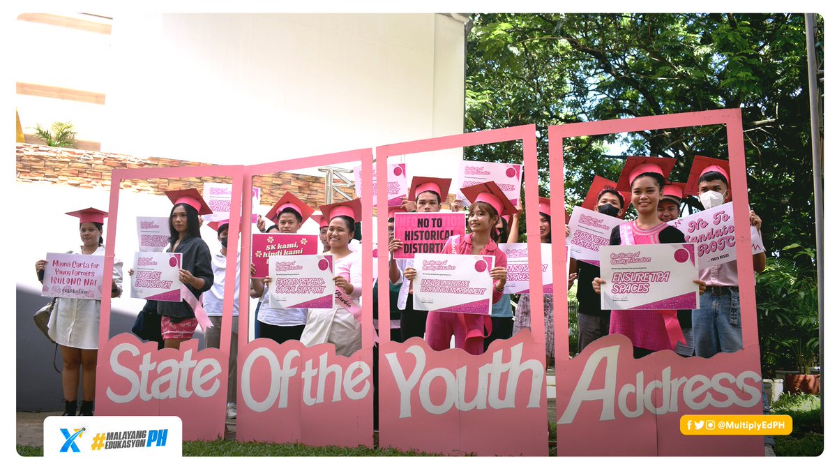 📸 "Barbies for Education" March | Multiply-Ed Philippines, along with youth groups and various sectoral organizations, staged a powerful demonstration during the Youth State of the Nation Address, showcasing creative Barbie-themed outfits at Liwasang Diokno yesterday, July 21.