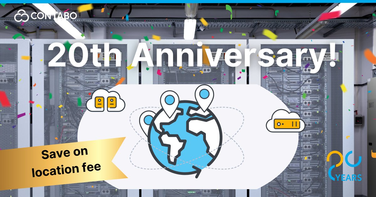 ContaboCom's tweet photo. Whether UK, Singapore, Japan, Australia or USA - benefit from our Location Fee promotion! Only for a limited quantity. Details at https://t.co/z3rn5515Tb #Contabo20 https://t.co/hTUYdrc9W2