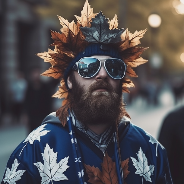 Happy Friday, hope everyone has a great weekend.

I asked AI to generate the average Canadian NHL team fan. These are the results in no particular order. Hope they bring a smile.

1. Toronto Maple Leafs
Founded: 1917 (Toronto Arenas), became Maple Leafs in 1927
Stanley Cups: 13