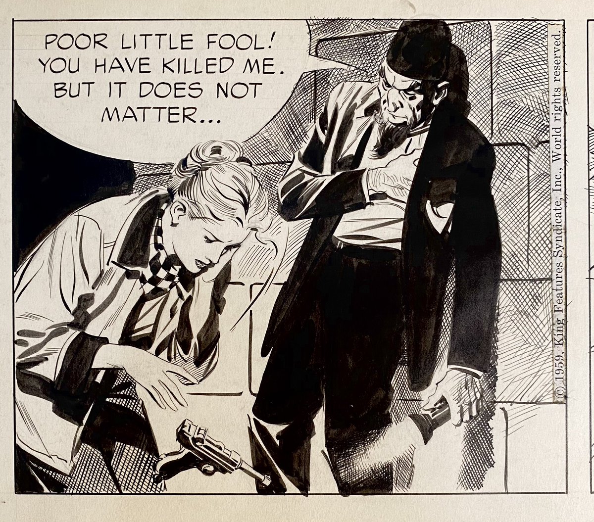 TheMonsterman's tweet photo. Another nice John Prentice Rip Kirby. #johnprentice #ripkirby https://t.co/cqipgLNfKq