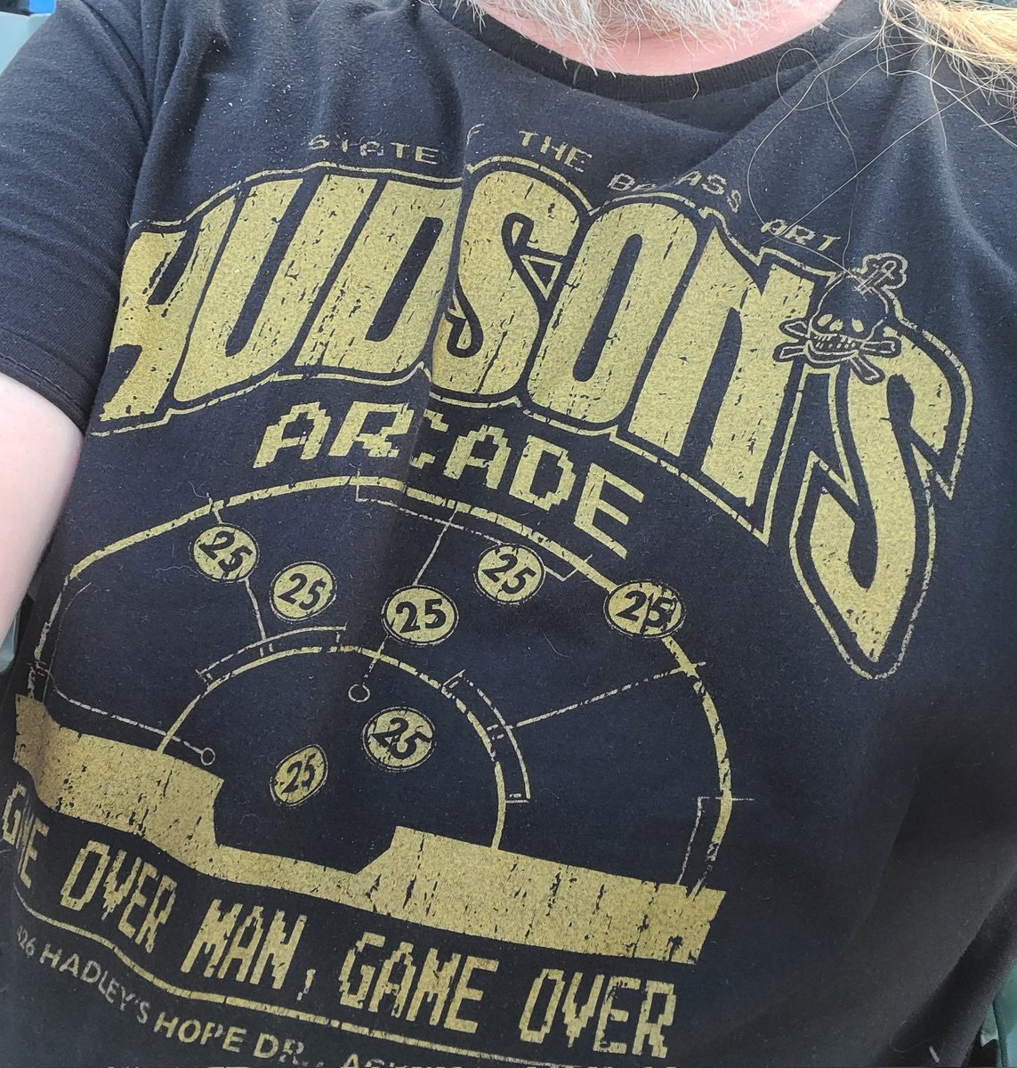 doc8998's tweet photo. @MJMcKean And... just realized as I was typing this... I'm wearing my "Hudson's Arcade" shirt lol https://t.co/CDnPnrWpDv
