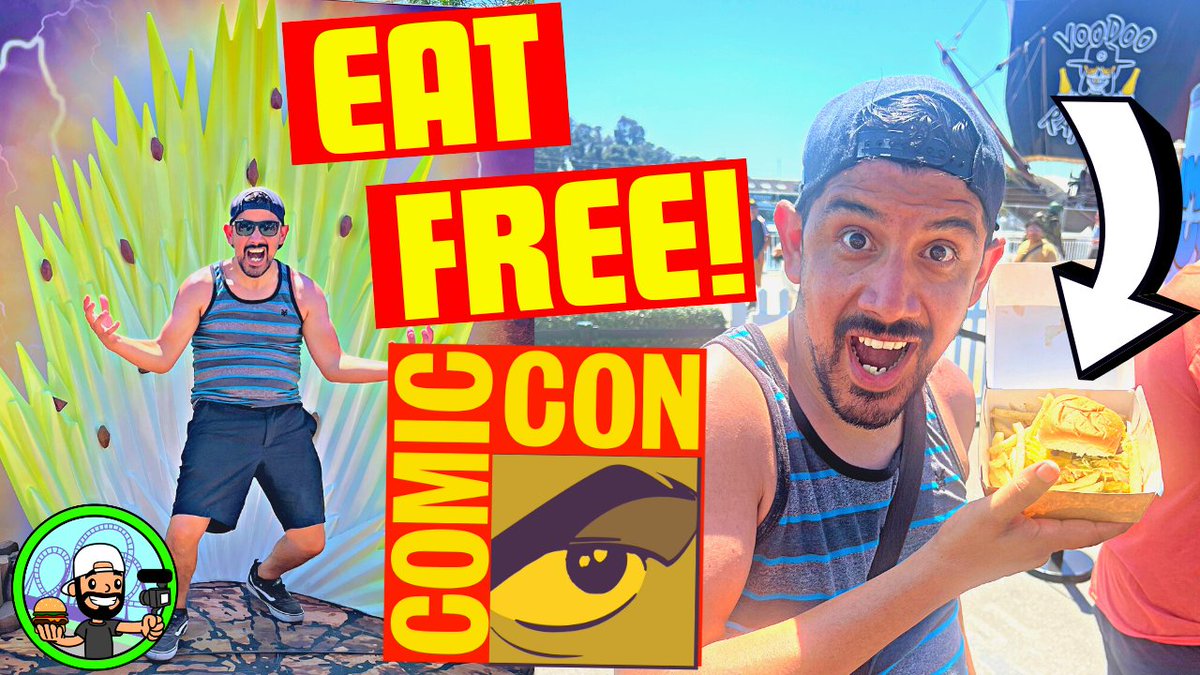 HOW to EAT for FREE at San Diego COMIC CON 2023! | Explored the Most Immersive Experiences
youtu.be/MEgiGBnVpBo 

#ComicCon #ComicCon2023 #ComicCon23 #TravelVlog #SanDiegoComicCon #SDCC