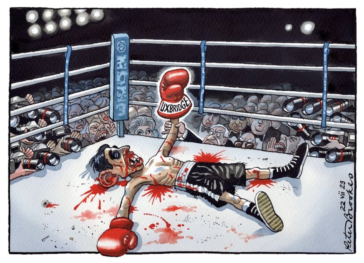 Sometimes, 'a Brookes is worth a thousand words'!
<a href="/BrookesTimes/">Peter Brookes</a> #byelection2023 #byelection23