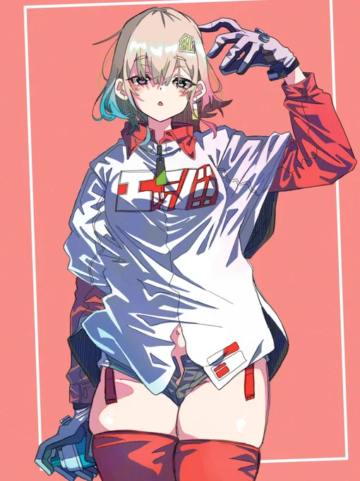 うちの子のアルミちゃんのデザインめちゃすこって人いたら描いてもらいたいッ 違ったキャラデザのアルミちゃんをわしは見てみたいでござる!! #うちの子描いてみませんかキャンペーン  #オリキャラ 
