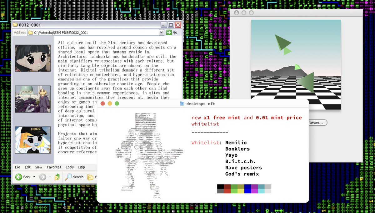 desktopsnft's tweet photo. ★ ANNOUNCEMENT ★

The holders of the following NFT's are now eligible for a free mint and a discounted mint price (0.01eth): 

• Remilio
• Bonklers
• Yayo
• Milady, That B.I.T.C.H.
• Rave Posters
• God's Remix https://t.co/BIWjBphw5C
