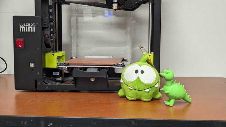 GeneseeLibrary's tweet photo. What's on this evening's agenda at Stuffed Animal Sleep Away Camp? Playing with the library's 3D printers! https://t.co/mP9m1PMknQ