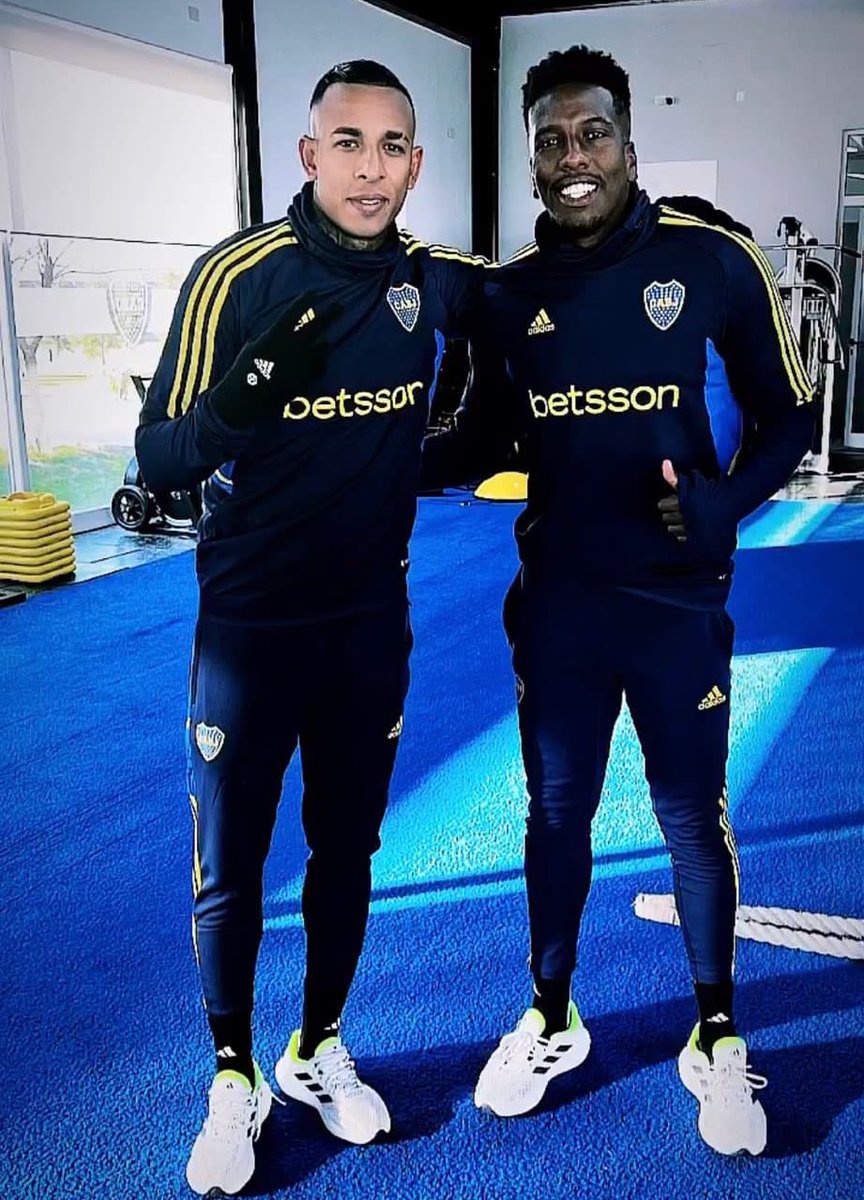 Sebastian Villa y Jan Hurtado en Boca
