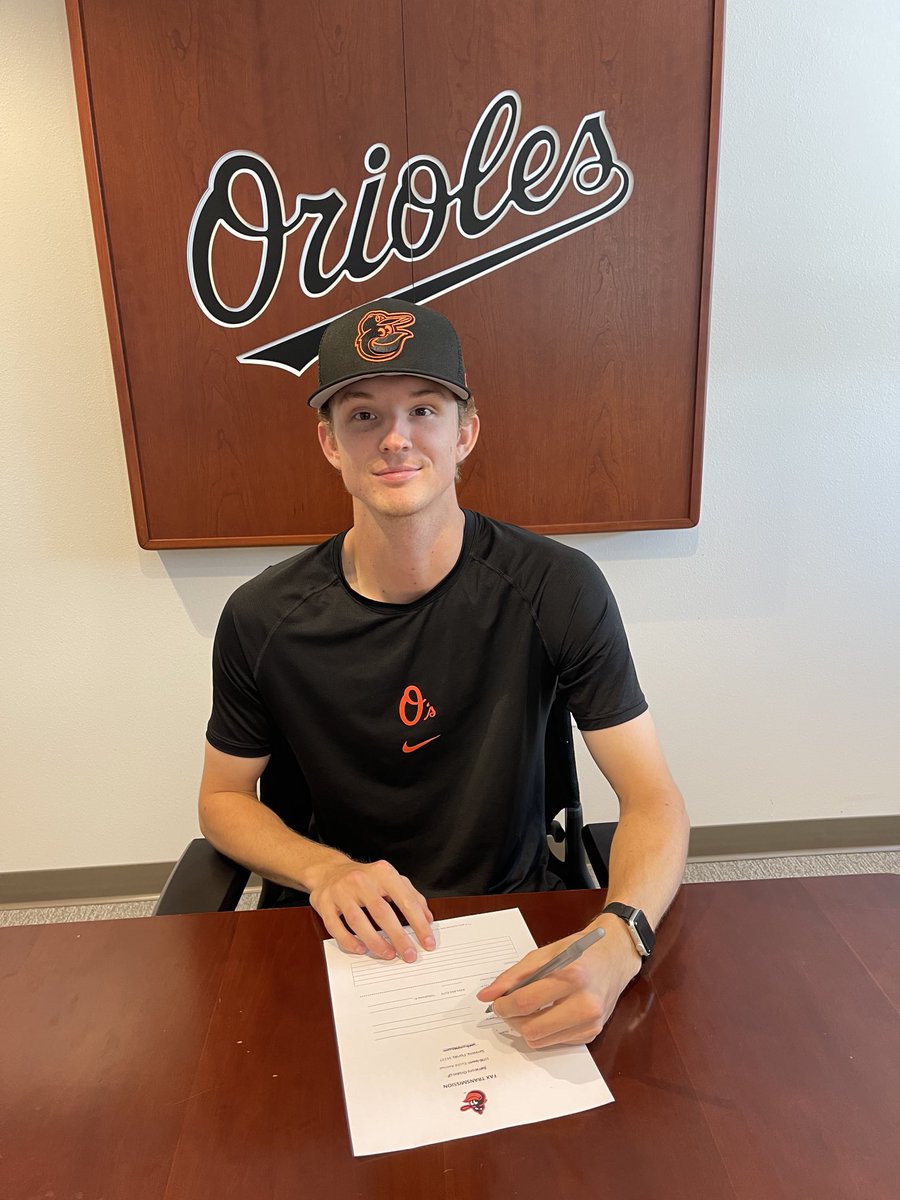 It’s official!  Ball State grad Ty Weatherly joins the Baltimore Orioles organization!  Go Ty and Go Cardinals!