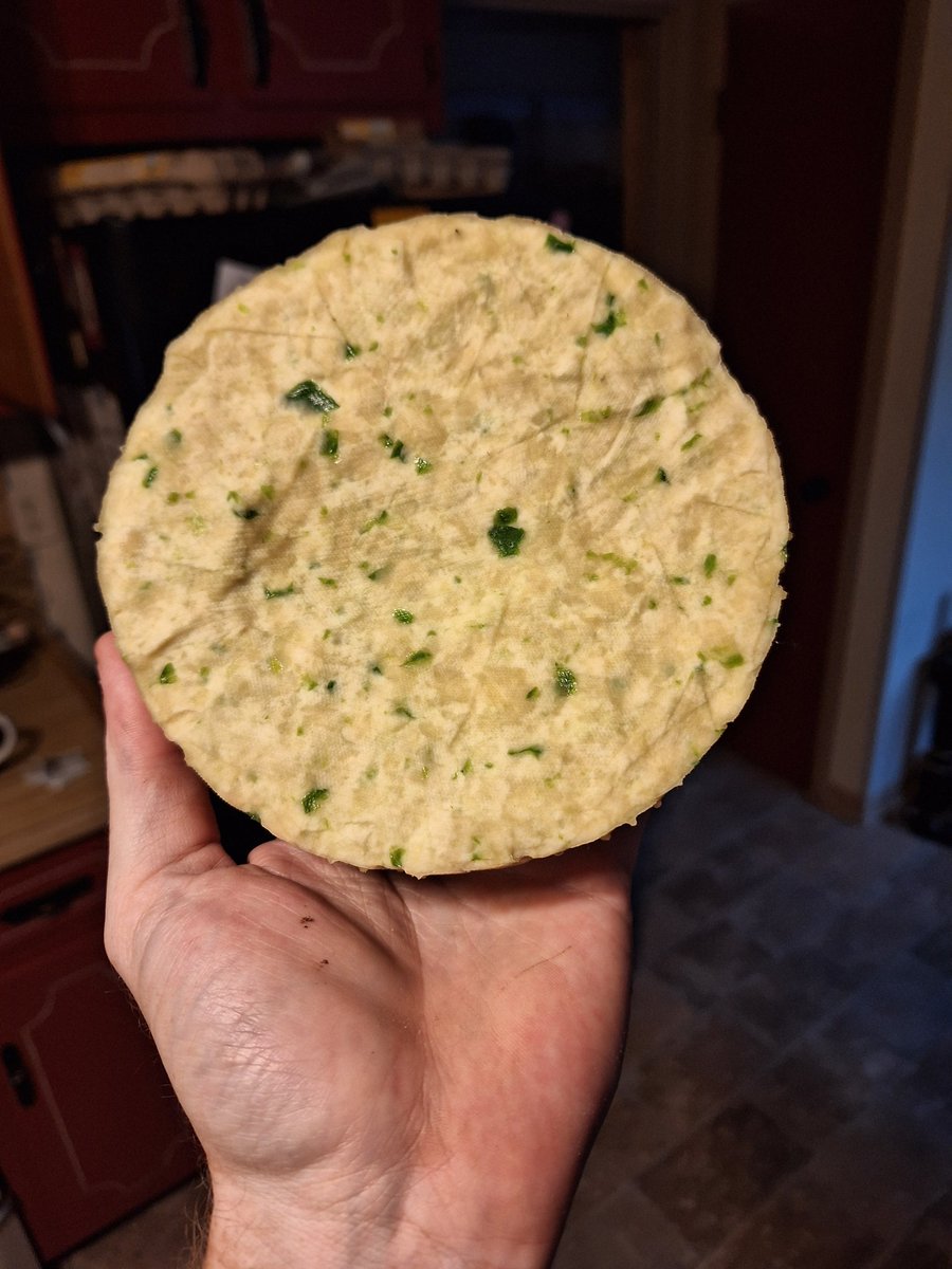 First time making jalapeños cheese using the recipe from the family that sold us Daisy & Sunny (Jersey Cows)

#RawMilk #RawCheese #Homesteadlife #DairyCows