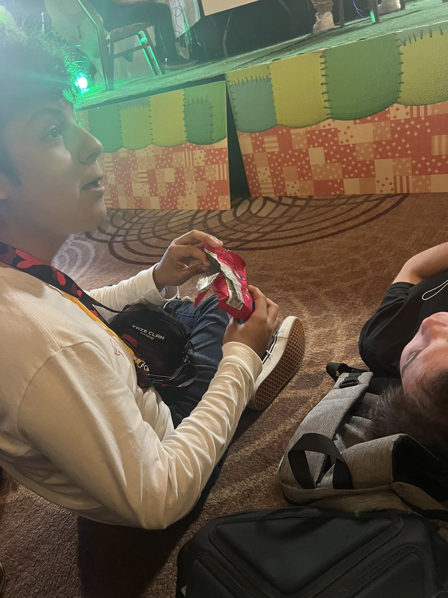 EEvisu's tweet image. We gave Sparg0 NERDS Candy to try and bro is hypnotized by how good they are 💀😂