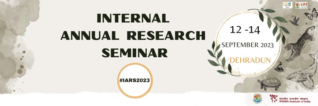 Excited for the upcoming  Internal Annual Research Seminar! 🎓🔬 Can't wait to connect with fellow researchers, share insights, and explore  @wii_india #ResearchSeminar #AcademicCommunity #SciencePassion @moefcc @vrtiwari1 @SPYadavIFS