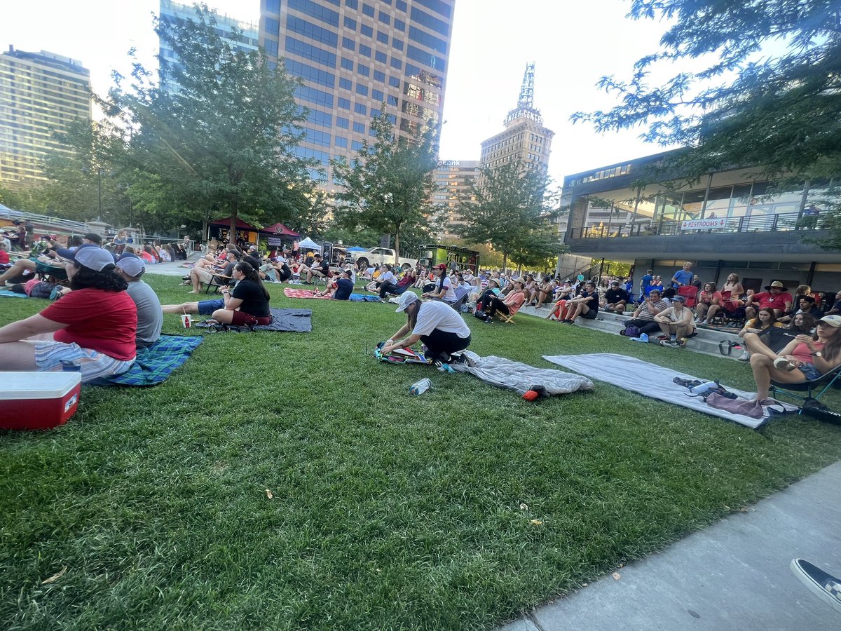 Nice turn out for <a href="/USWNT/">U.S. Women's National Soccer Team</a> <a href="/RoyalsUtah/">Utah Royals</a>