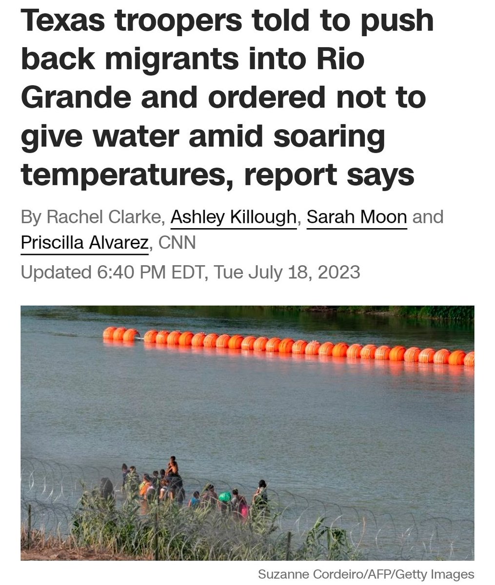 The cold and inhumane treatment of human beings by the <a href="/GregAbbott_TX/">Greg Abbott</a> government in Texas should result in federal charges for unconstitutional human rights violations. “Do not oppress the widow or the fatherless, the alien or the poor..."- Zech 7:10
#texas #Immigrant #GregAbbott