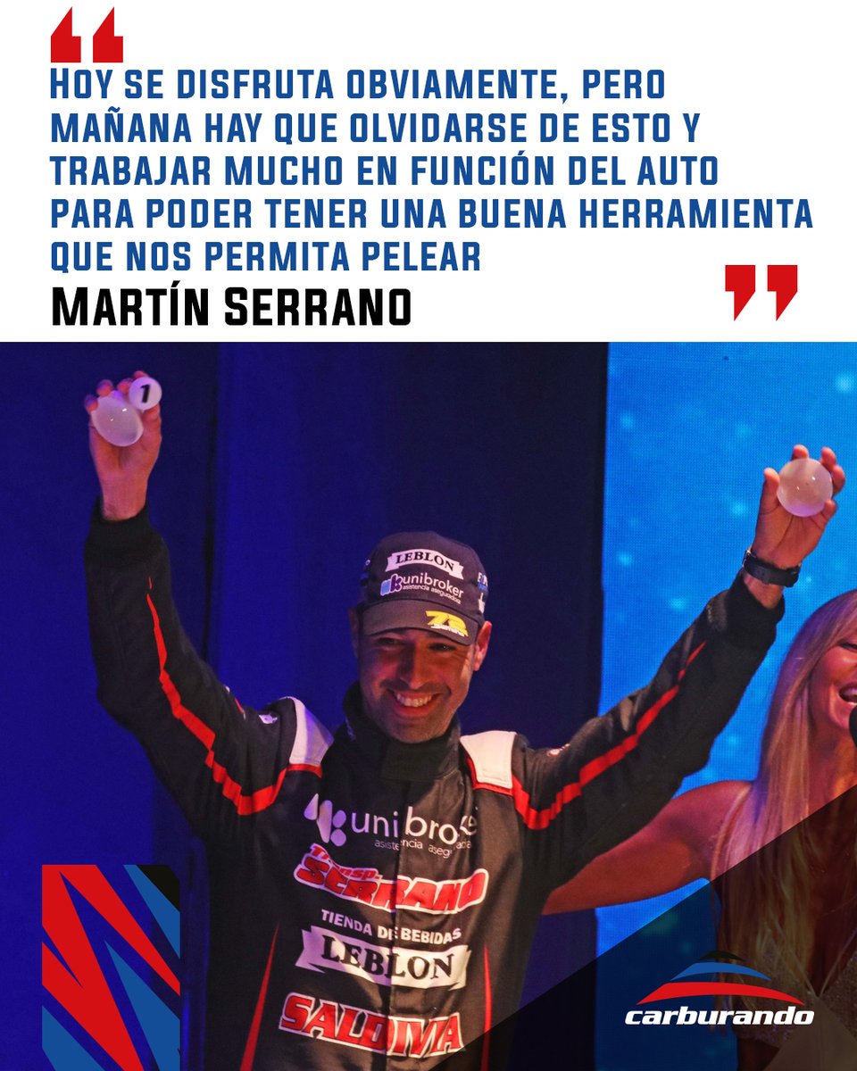 💬 A pesar de largar desde la mejor posición, <a href="/serruchoserrano/">Martin Serrano</a> no se confía. El de Pablo Nogués sabe que mañana será un día clave para llegar bien a la carrera del #TurismoCarretera del domingo.

▶️ Leé la nota completa en carburando.com

#TC #TCenSanJuan
