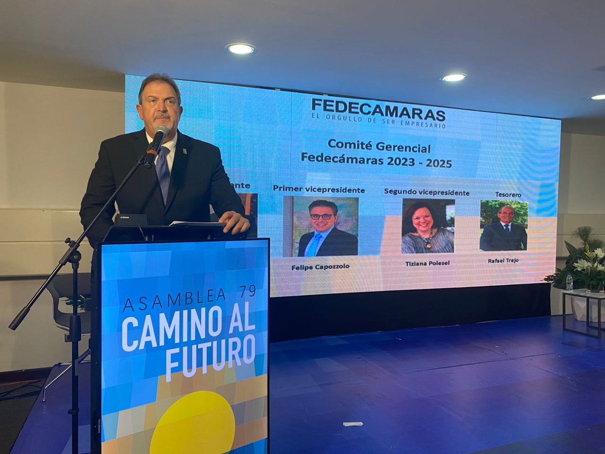 fedecamaras's tweet photo. Pdte. electo @adancelism: El mensaje de esperanza de su equipo es una invitación a seguir trabajando para ser el país de éxito que todos queremos 

#ElOrgulloDeSerEmpresario https://t.co/y5ob9napNM