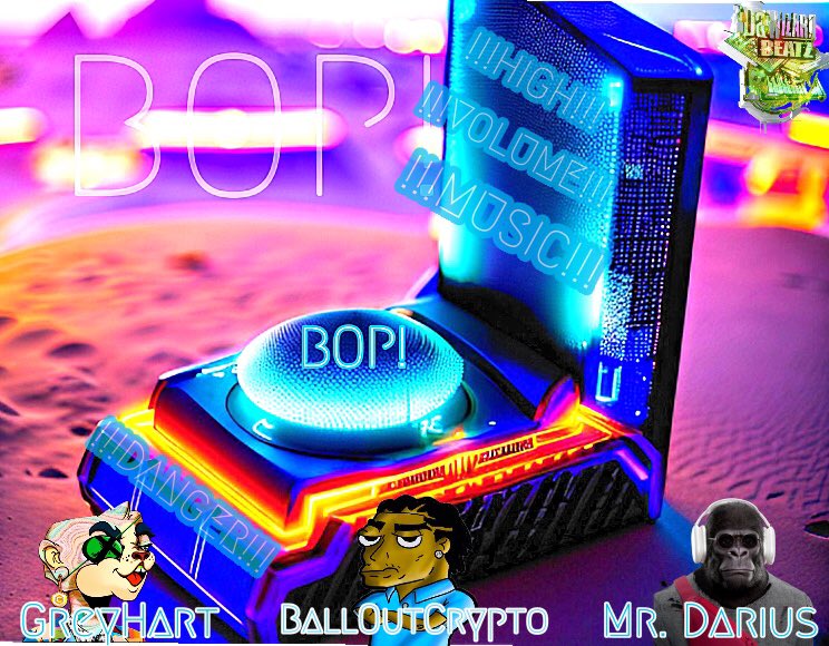 🚨I Gotta #BOP! 🎶 This shit is HOT! 
💯🔥💪🏾 ft. My Gs <a href="/mrdariusone/">MR. DARIUS ⚜️</a> <a href="/lov3is_grey/">Grey_🖤</a> &amp; <a href="/DaWizardBeatz_/">Wiz🪄</a> 
It’s OUT NOW! It’s 47 GOLD
#MusicNfts #HIGH #VOLUME #MUSIC
Like &amp; Retweet! 💯❤️♻️
Mint Here: 👇
app.manifold.xyz/c/BOP