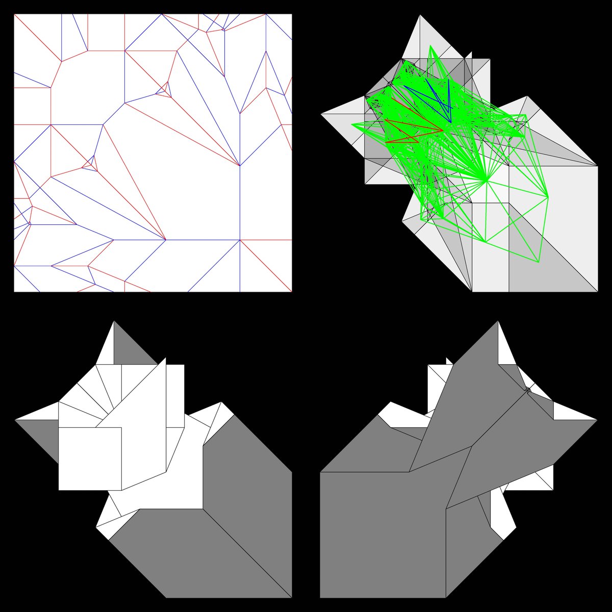 I Heart Cat v2 (base) by <a href="/mxfung/">Michelle Fung</a>
Folded by flat-folder
Found 6 states in under a second
.
(1) crease pattern
(2) overlap graph
(3) one folded state
(4) the reverse side
.
Model reproduced with permission from <a href="/mxfung/">Michelle Fung</a>
.
#flatfolder #origami